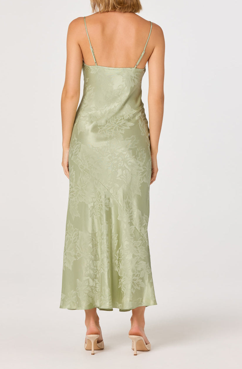 ASTR the Label Tyla Satin Bias-Cut Maxi Dress ASTR the Label Tyla Satin Bias-Cut Maxi Dress