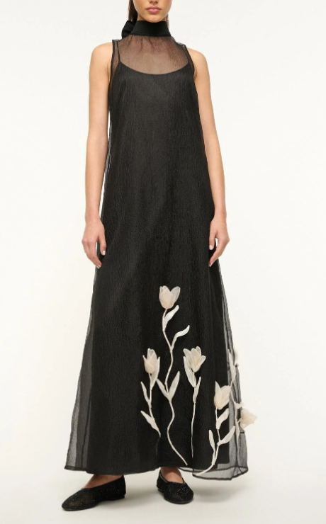 Staud Albee Dress - Black