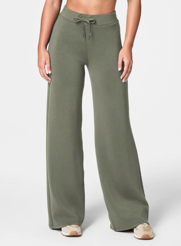 Spanx AirEssentials Wide Leg Pant - Clover