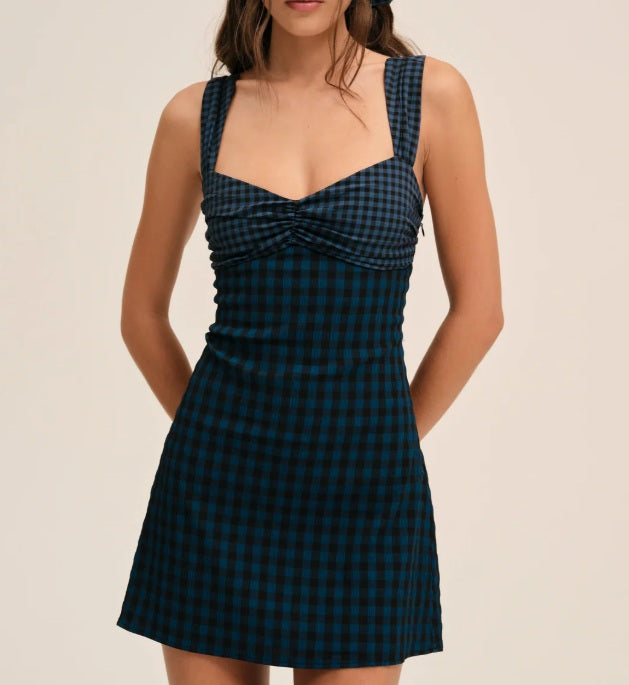 For Love & Lemons Blue River Mini Dress - Navy Narcissus Tallahassee For Love & Lemons Blue River Mini Dress - Navy Narcissus Tallahassee