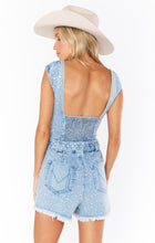 Load image into Gallery viewer, Show Me Your Mumu Spears Romper - Embellished Indigo
