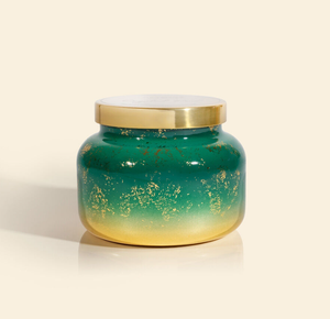 Capri Blue Glimmer Signature Jar Candle - Crystal Pine