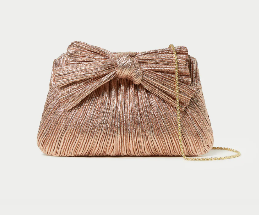 Loeffler Randall Rayne Pleated Clutch Dune