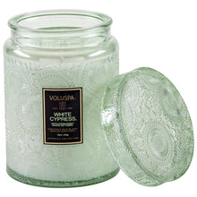 Load image into Gallery viewer, Voluspa White Cypress Large Jar Candle
