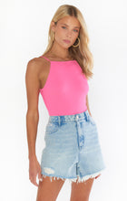 Load image into Gallery viewer, Show Me Your Mumu Portia Bodysuit - Hot Pink Rib Knit
